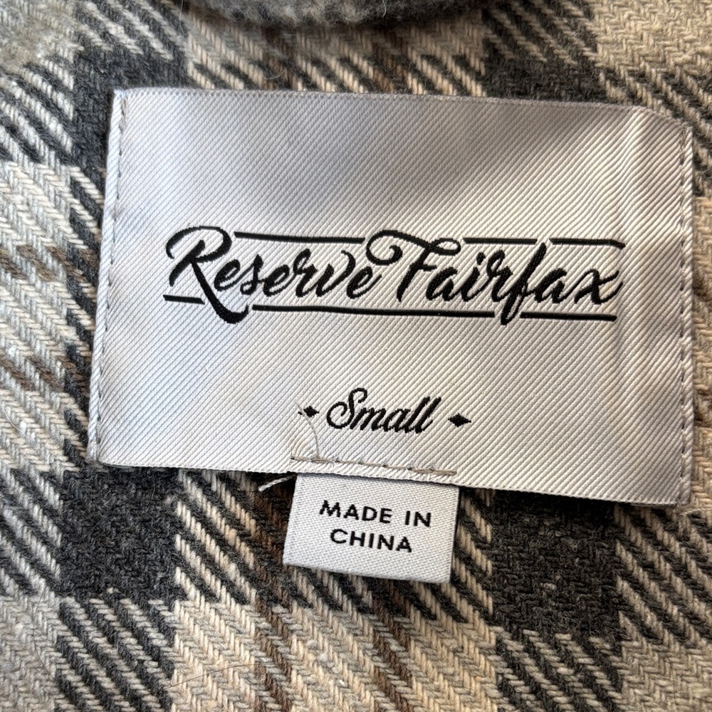 Plaid Button-Up Jacket Shacket - Picture 3 of 5